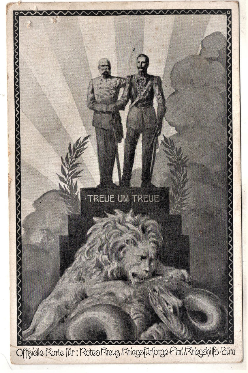 Cartolina antica Cartolina ufficiale croce rossa Nr. 53 Feldpost per Pola