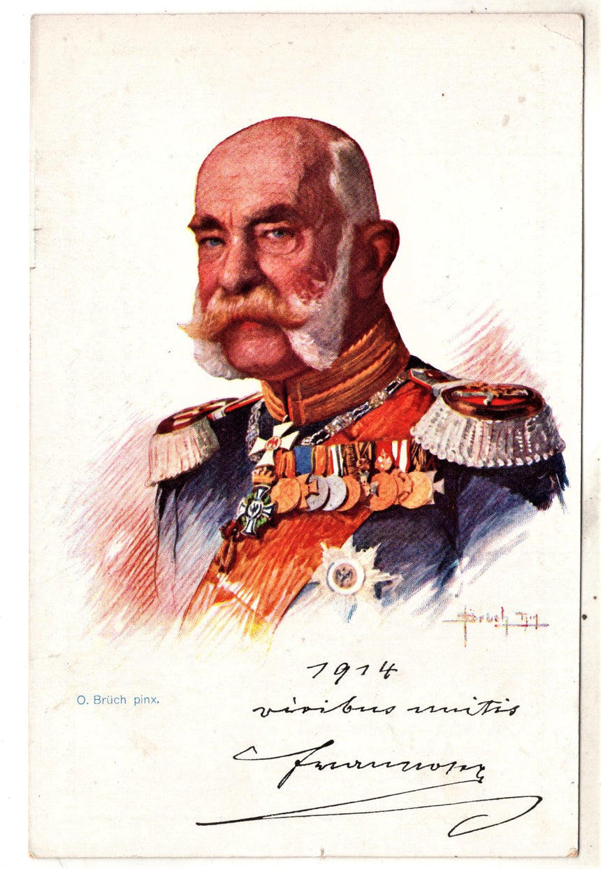 Cartolina antica Francesco Giuseppe - Franz Josef