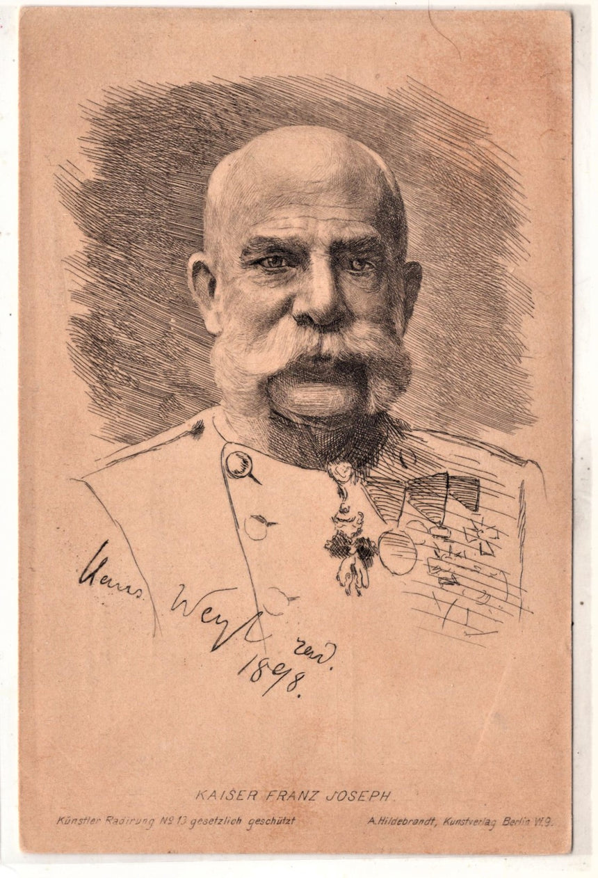 Cartolina antica Francesco Giuseppe - Franz Josef