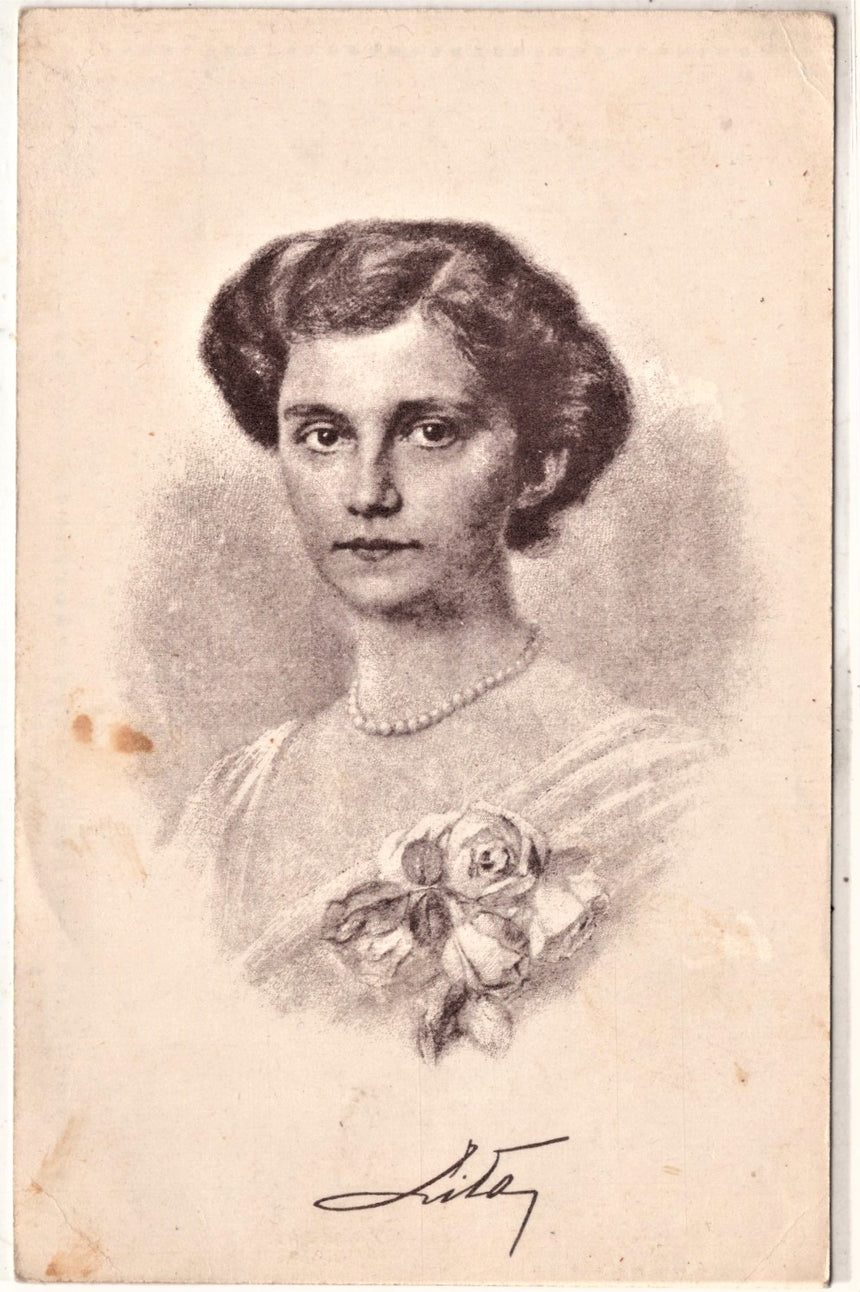 Cartolina antica Principessa Zita