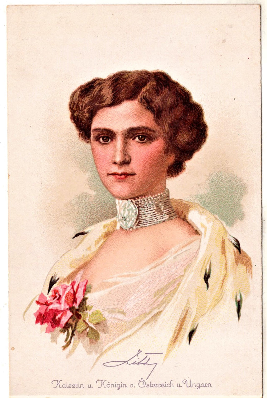 Cartolina antica Principessa Zita