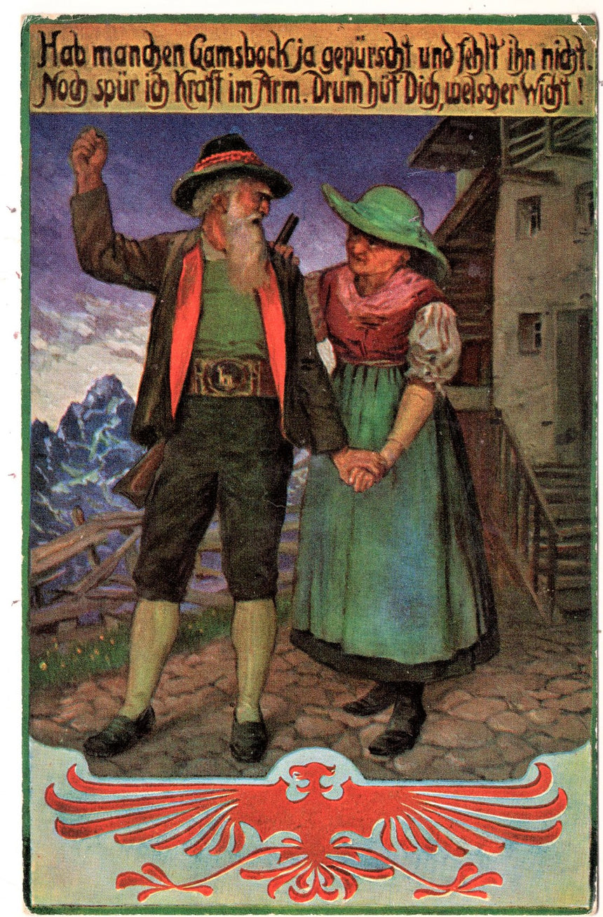 Cartolina antica Cartolina politica Sudtirol