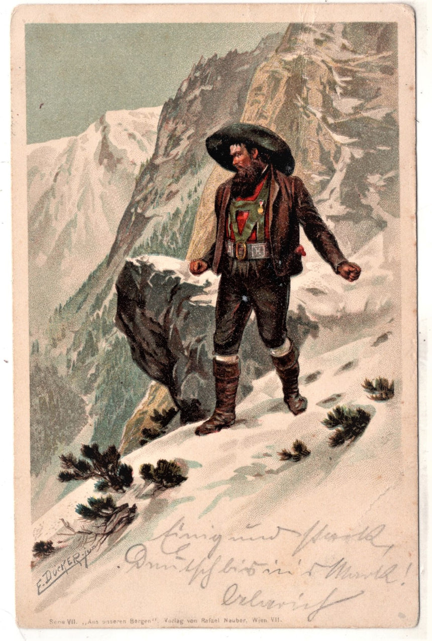 Cartolina antica Andreas Hofer Sudtirol