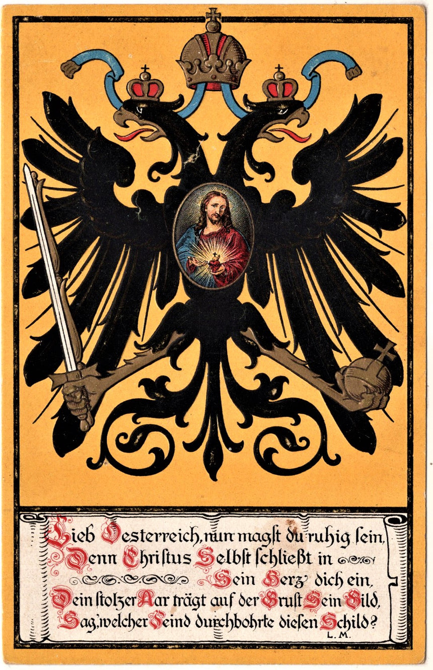 Cartolina antica Cartolina politica religiosa Sudtirol