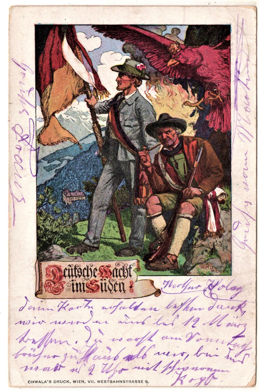 Cartolina antica Cartolina politica Sudtirol