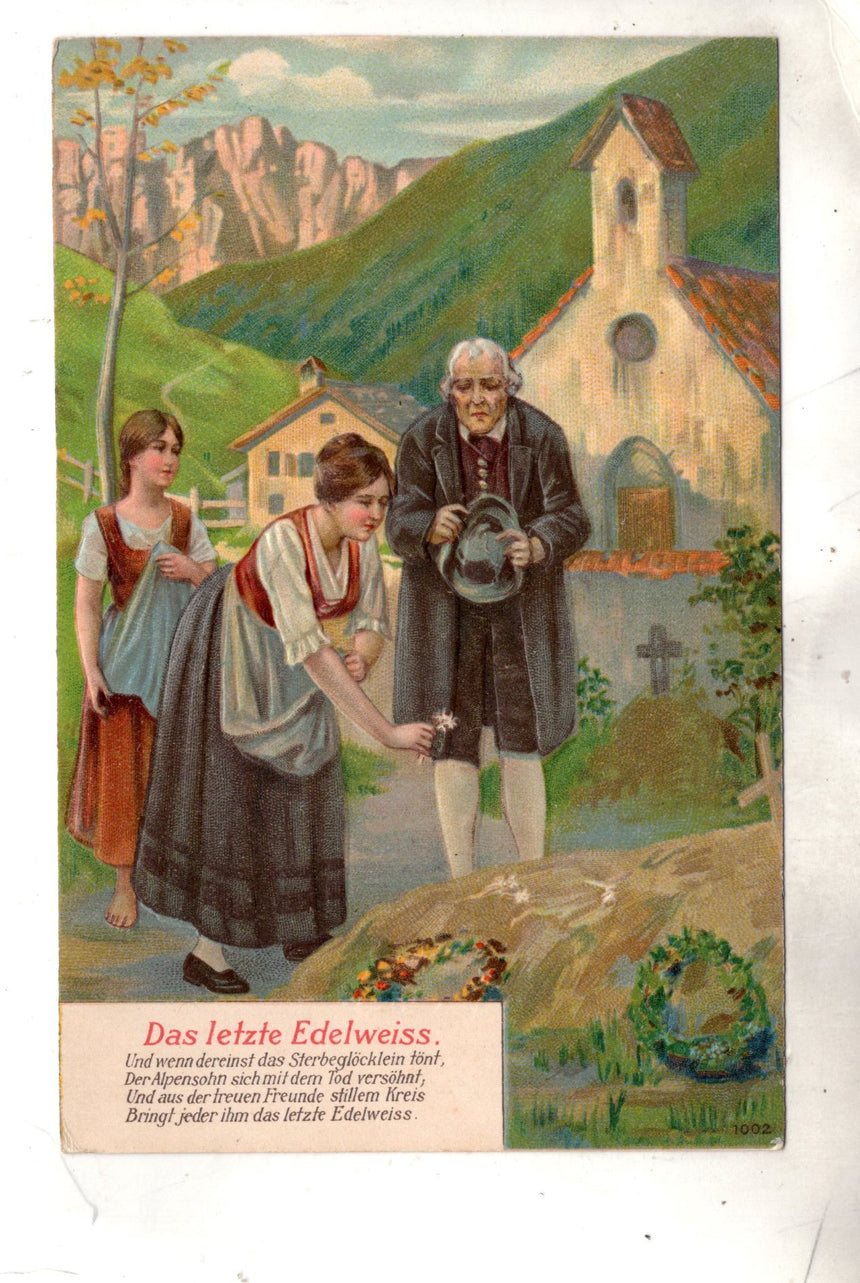 Cartolina antica Cartolina politica Sudtirol - L'ultima Stella Alpina