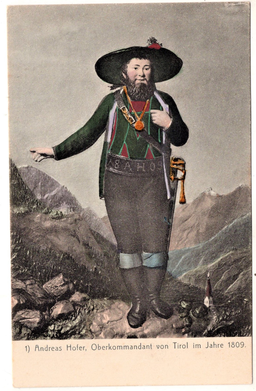 Cartolina antica Cartolina politica Sudtirol - Andreas Hofer