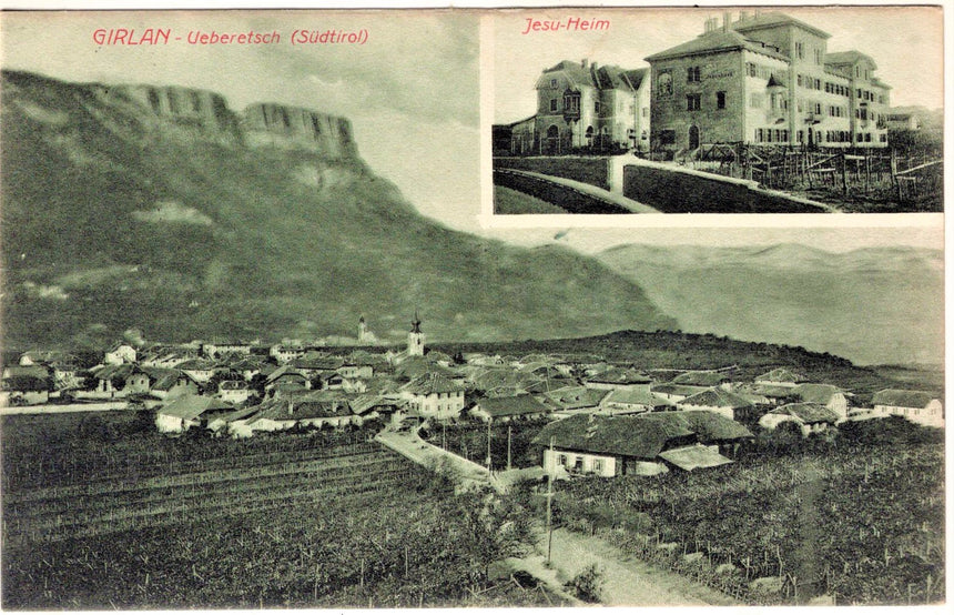 Cartolina antica Bozen Girlan Sudtirol