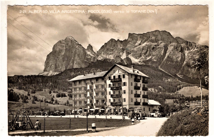 Cartolina antica Pocol albergo villa Argentina