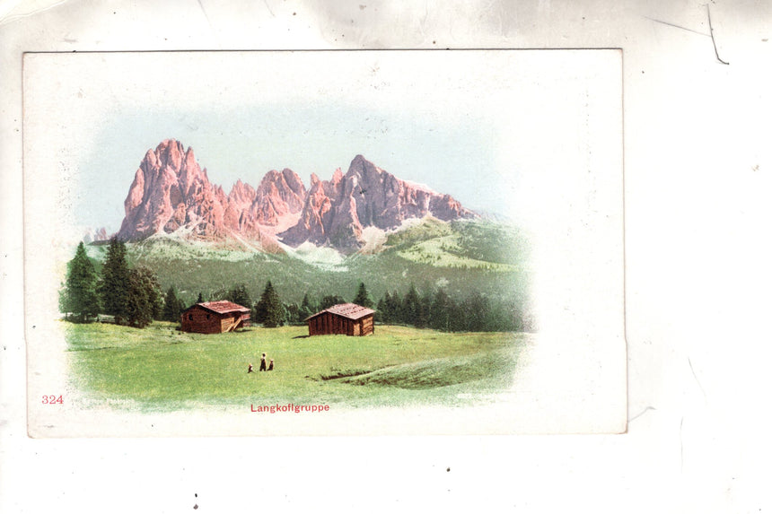 Cartolina antica lSudtirol Langkoflgruppe