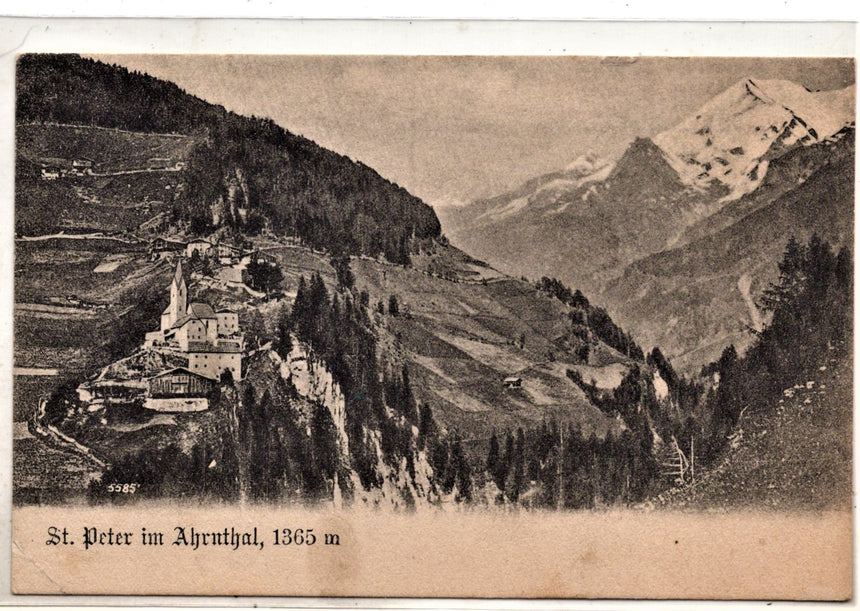 Cartolina antica Sudtirol St.Peter im Ahrnthal