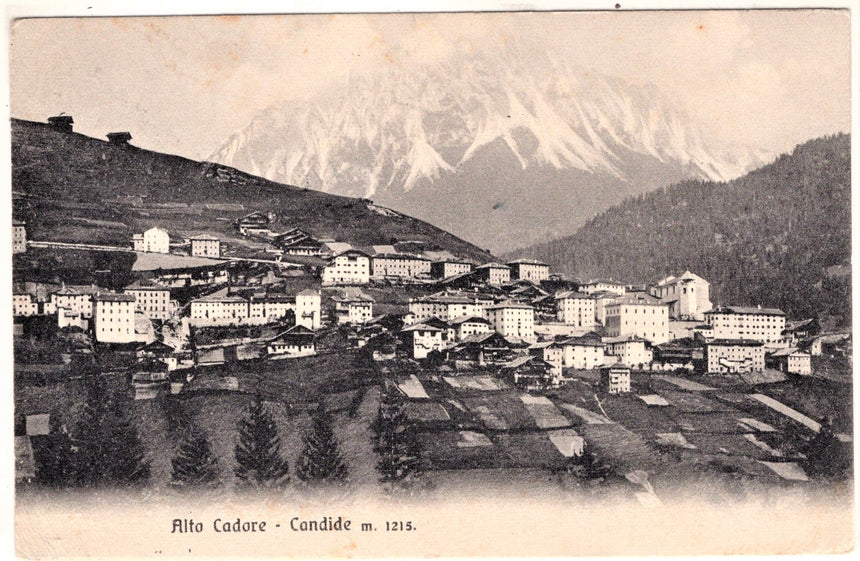 Cartolina antica Alto CadoreCandide