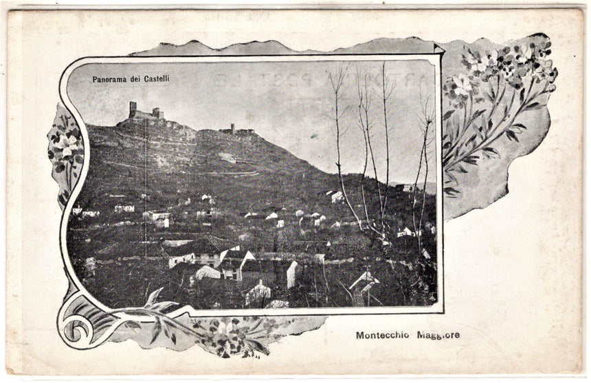 Cartolina antica Montecchio Maggiore Vicenza