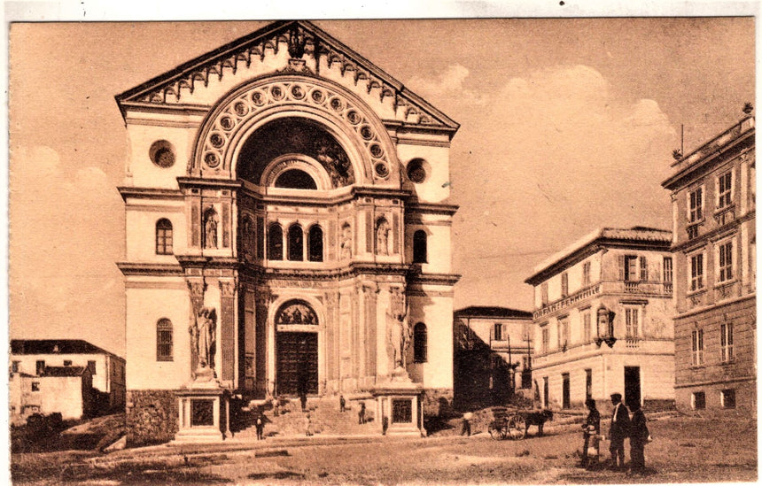 Cartolina antica Bussana Santuario del Sacro Cuore di Gesu