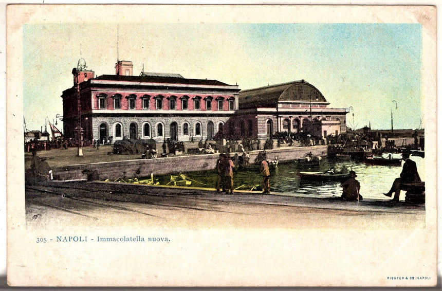 Cartolina antica Napoli Immacolatella nuova