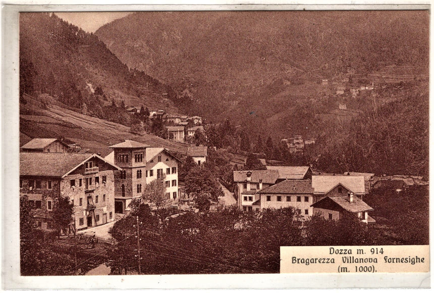 Cartolina antica Dozza di Zoldo
