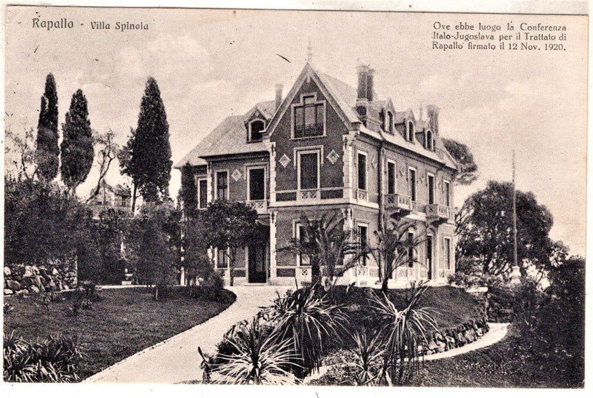 Cartolina antica Rapallo Villa Spinola