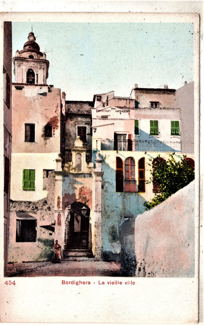 Cartolina antica Bordighera La Vieille Ville