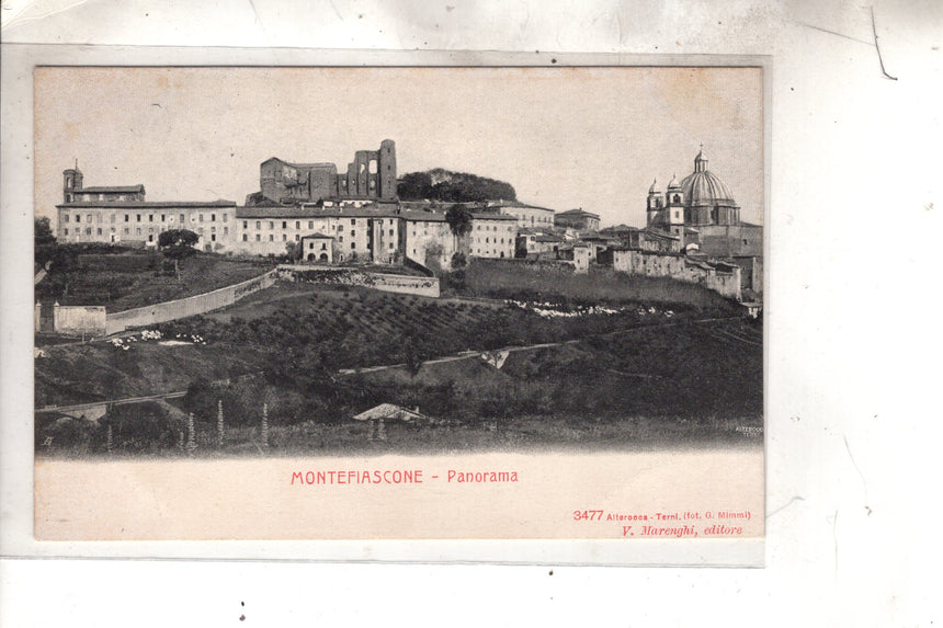 Cartolina antica Montefiascone Panorama