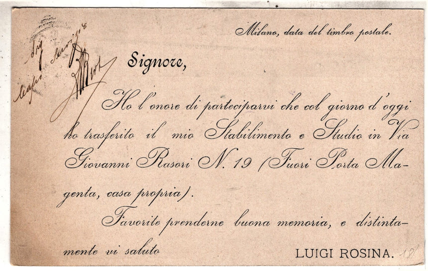 Cartolina antica