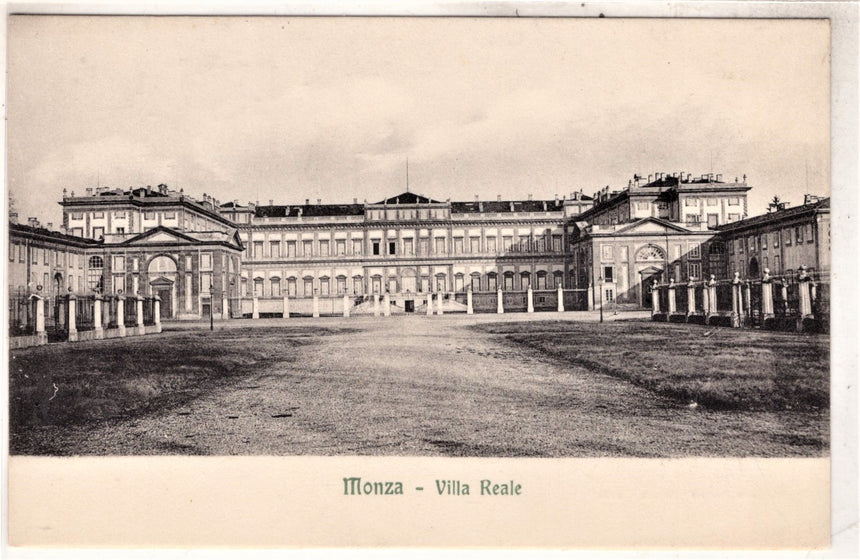 Cartolina antica Monza Villa Reale
