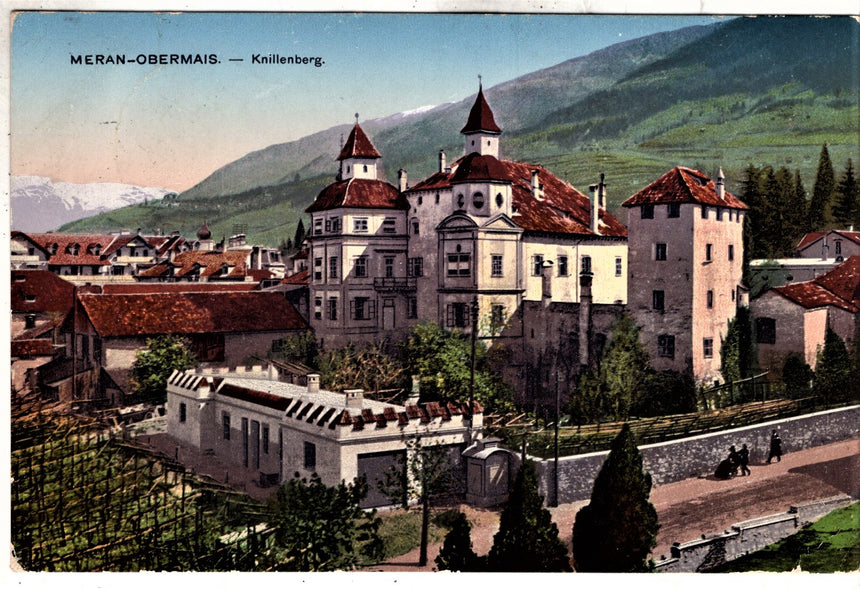 Cartolina antica Merano Obermeis Knillenberg