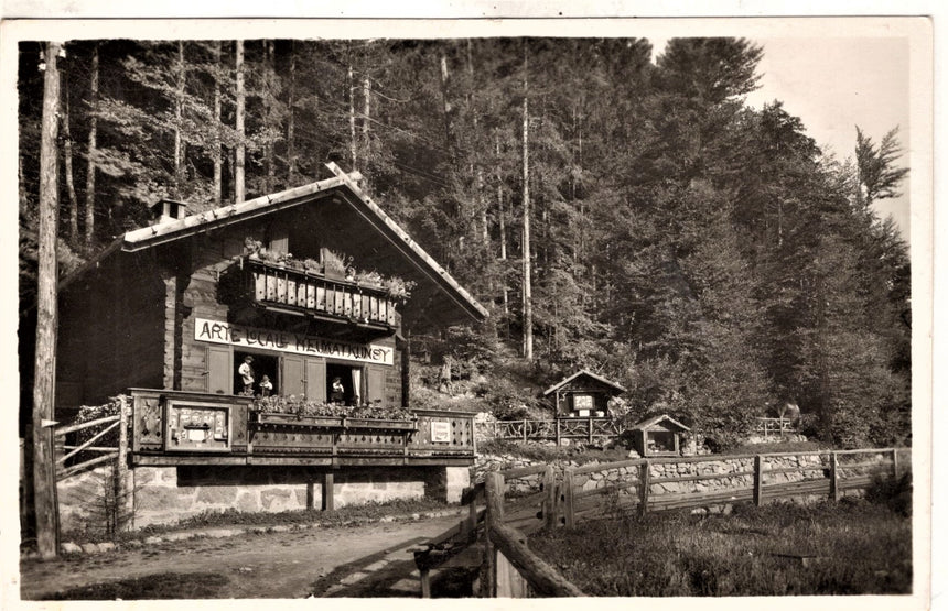 Cartolina antica Merano Artye locale M. Pfitscher Avelengo