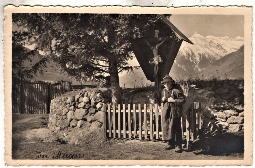 Cartolina antica Merano Motivo di Meran