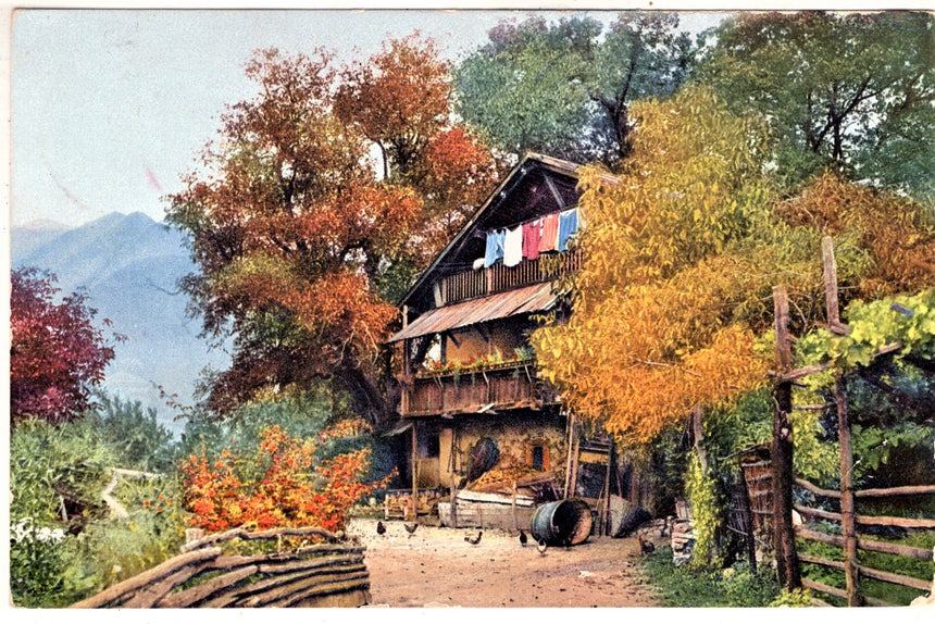 Cartolina antica Merano motiv aus Obermais bolli Bayern