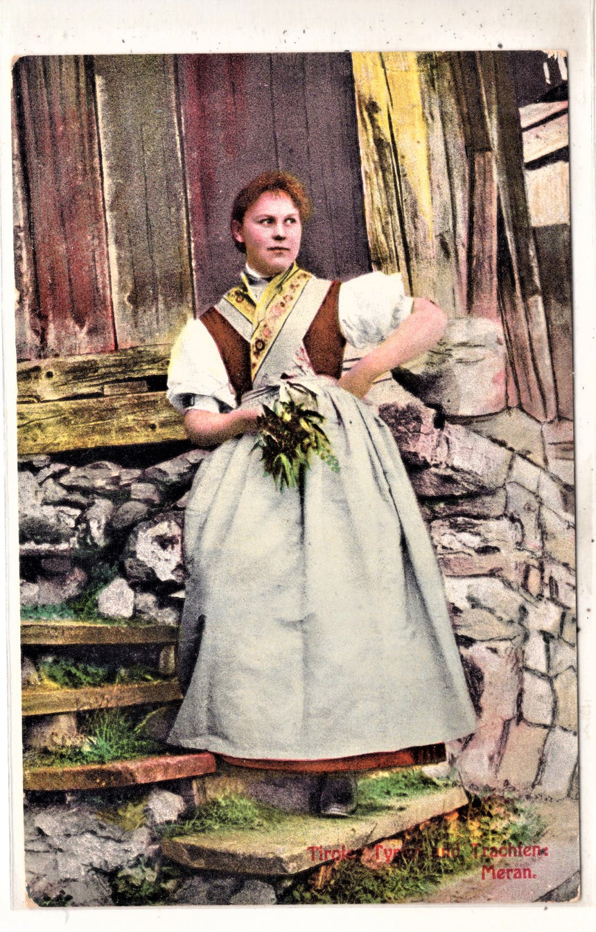 Cartolina antica Merano Trachen Meran