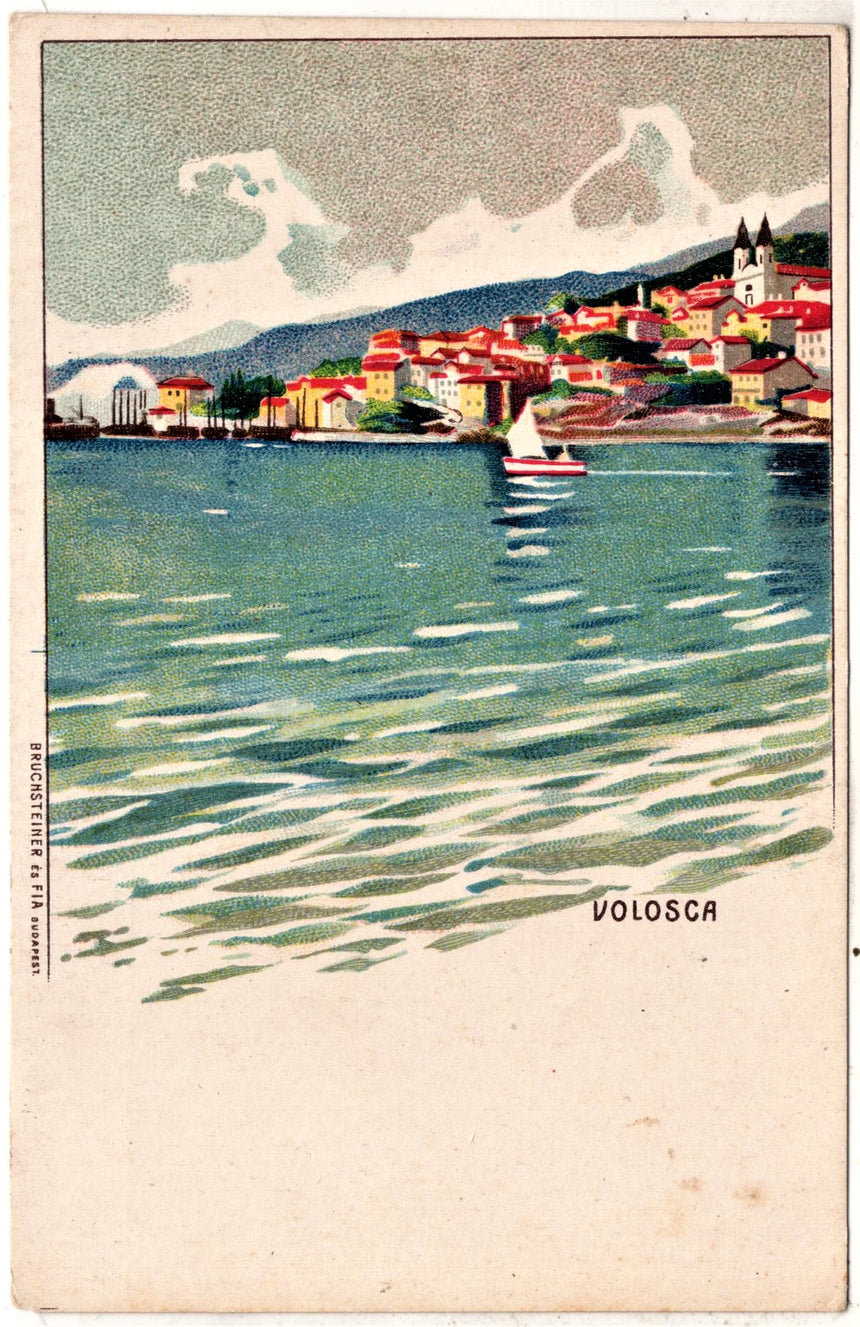 Cartolina antica Volosca  Abbazia Croazia