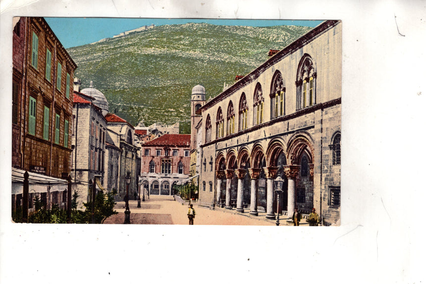 Cartolina antica Ragusa le palais ds Recteurs Croazia