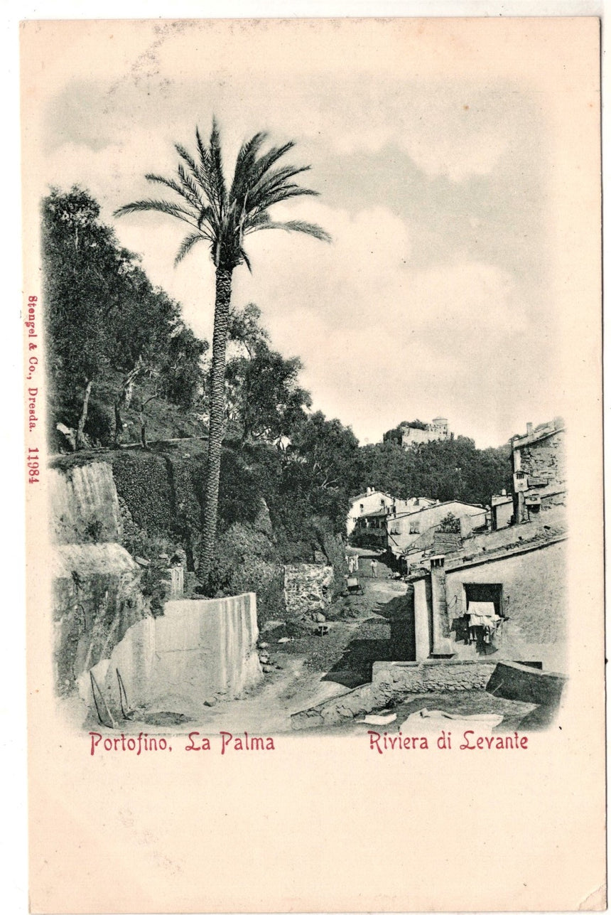 Cartolina antica Portofino Riviera di Levante La Palma
