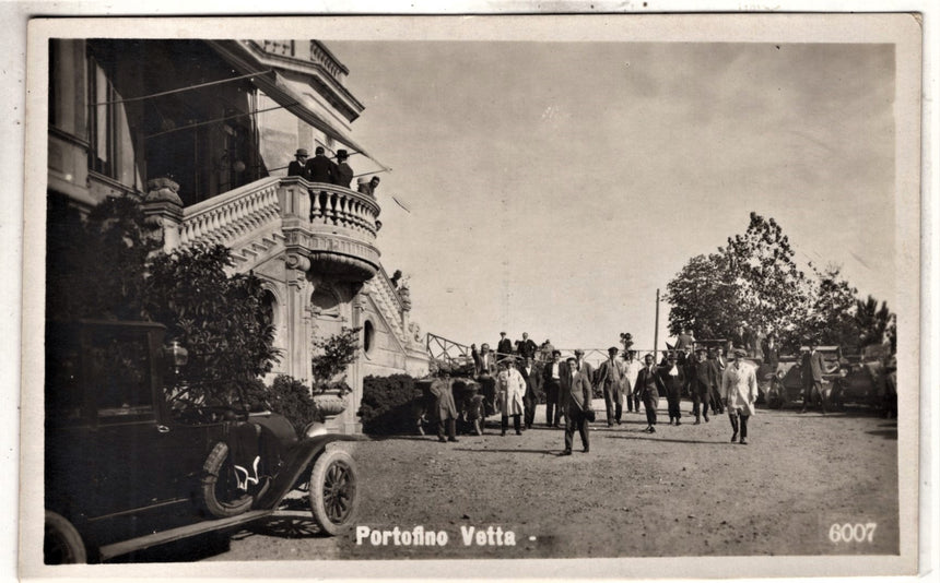 Cartolina antica Portofino Vette foto Civicchioni Chiavari