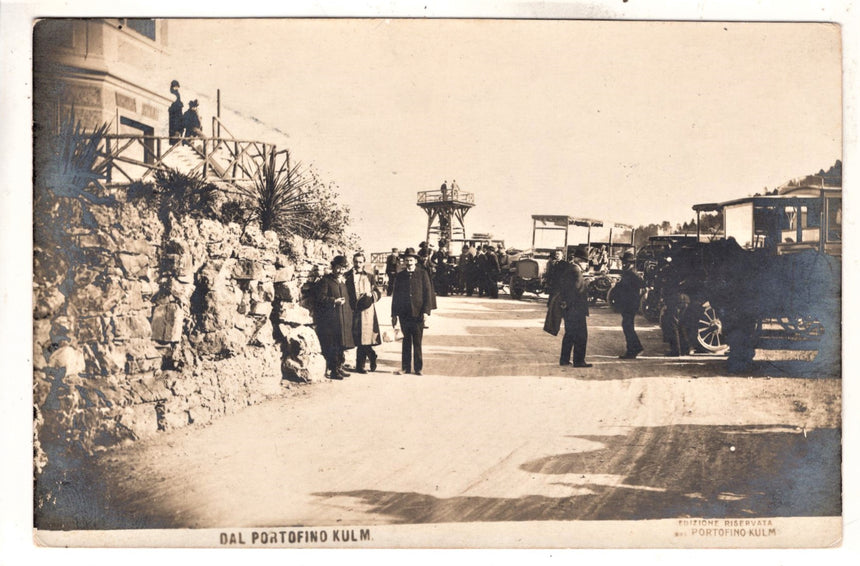 Cartolina antica Portofino Kulm panorama