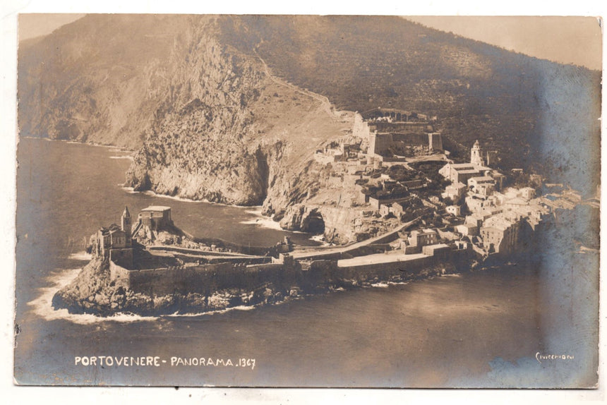 Cartolina antica Portovenere panorama foto Civicchioni