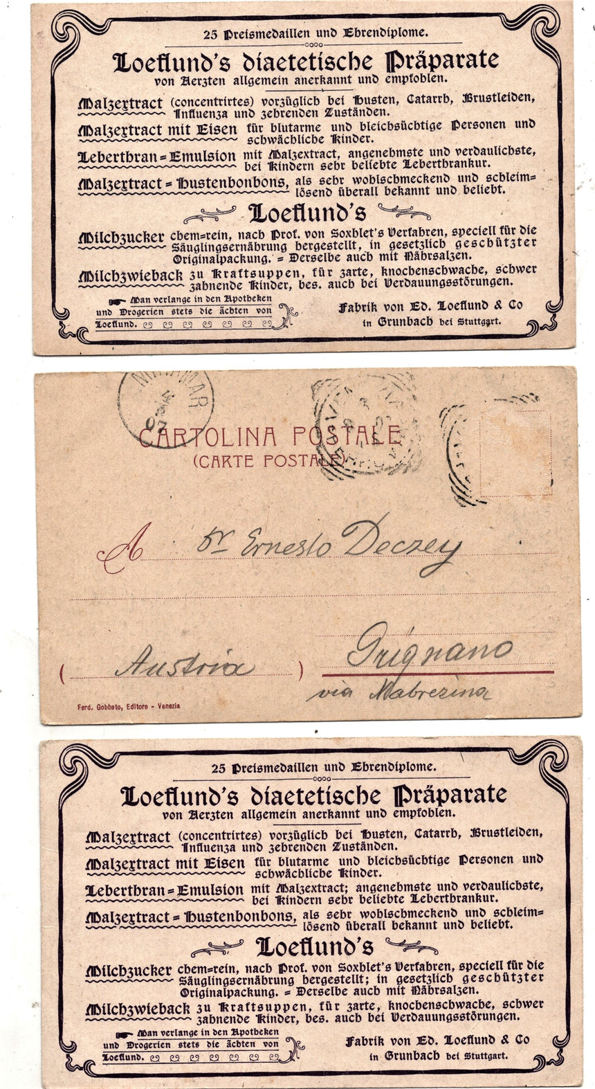 Cartolina antica