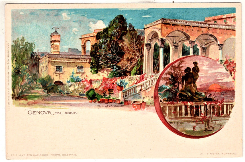 Genova palazzo Doria dis. Wielandt