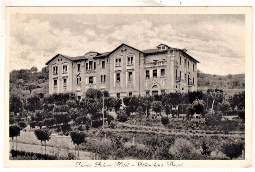 Siena Chianciano Savoia Palace Hotel propr.A.Maremmani Tel 16