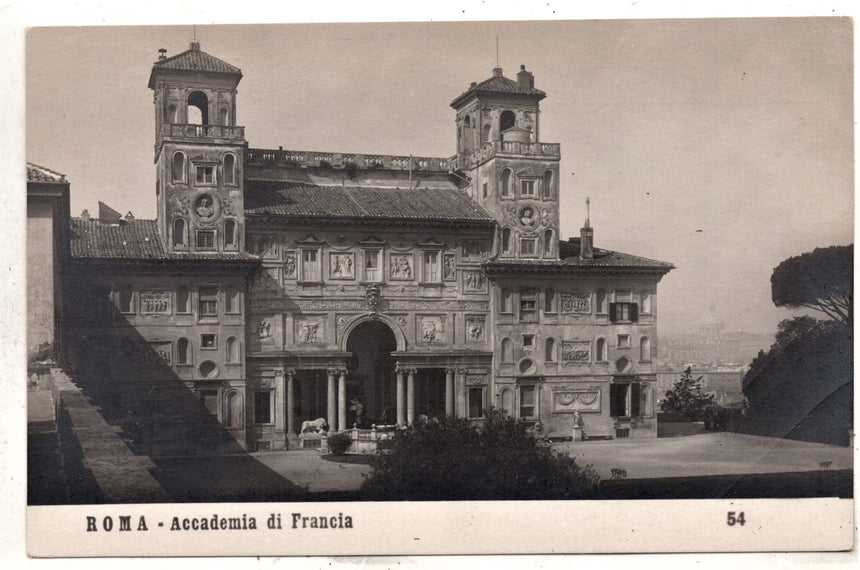 Roma Accademia di Francia cart. N.P.G.