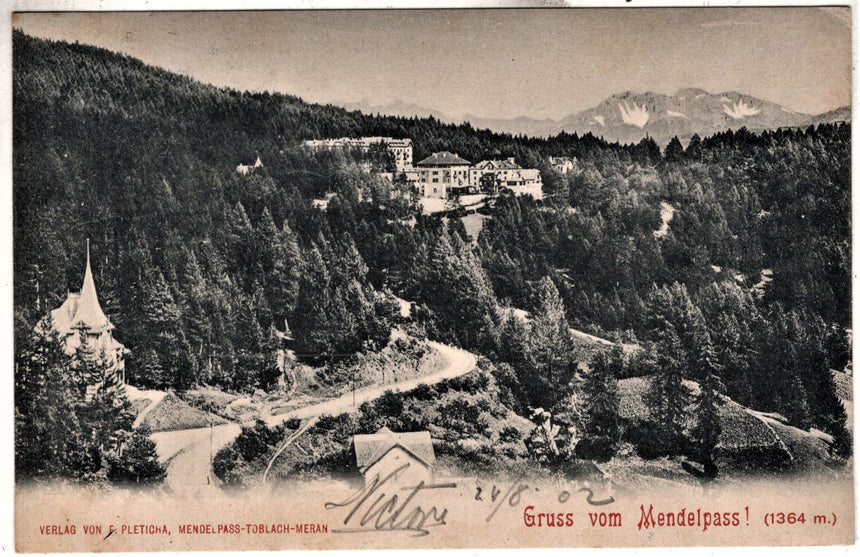 Sudtirol Alto Adige Gruss aus Mendelpass