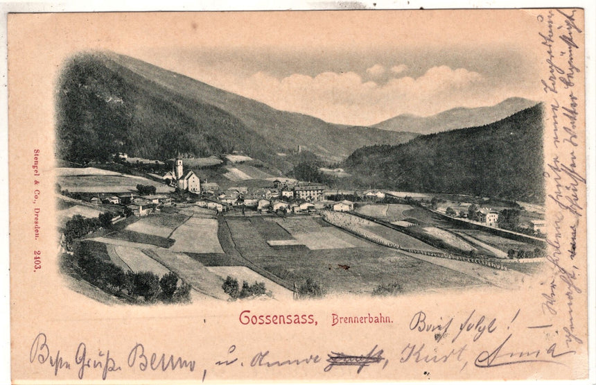 Sudtirol Alto Adige Gossensass Brennerbahn