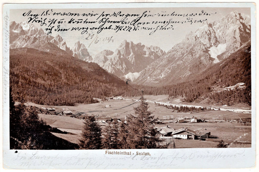 Sudtirol Alto Adige Sexten Fischleinthal sped. In Germania