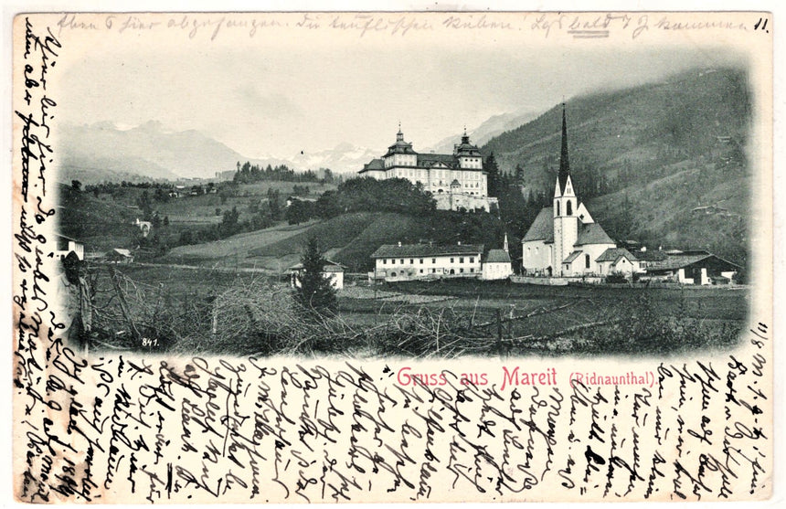 Sudtirol Alto Adige Gruss aus Mareit Ridnauthal