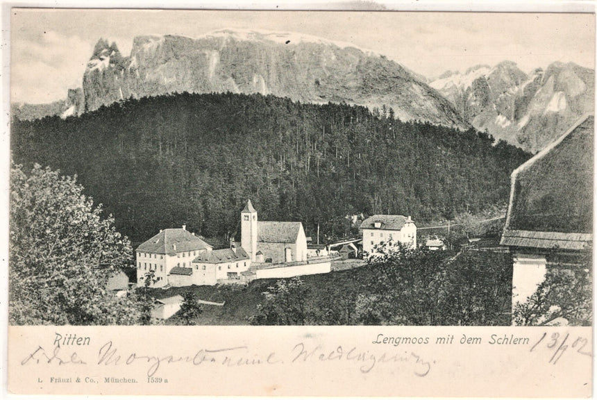 Sudtirol Alto Adige Ritten Lengmoss mit dem Schlern