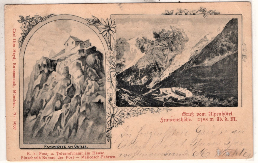 Sudtirol Alto Adige Gruss vom Alpenhotel Francenshohe