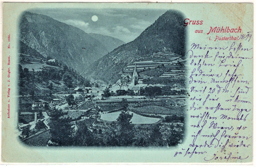 Sudtirol Alto Adige Gruss aus Muhlbach Pusterthal