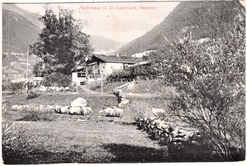 Sudtirol Alto Adige Hofenhaus in St. Leonhard Passeier