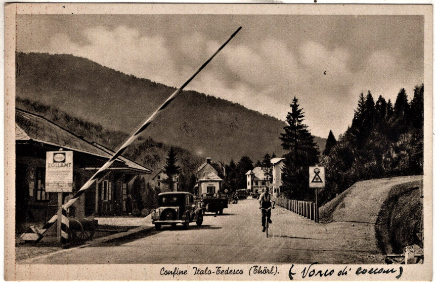 Sudtirol Alto Adige confine Italo Tedesco Thorl