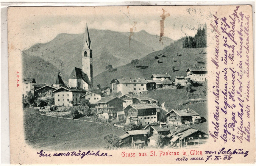 Sudtirol Alto Adige Gruss aus St. Pankraz in Ulten